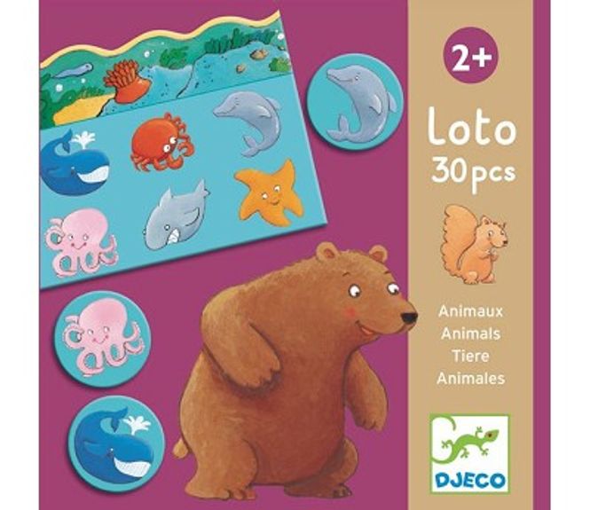 Hovedbilde Djeco Lotto med Dyr