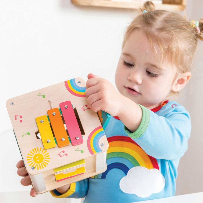 Hovedbilde Le Toy Van Aktivitetskube i Tre