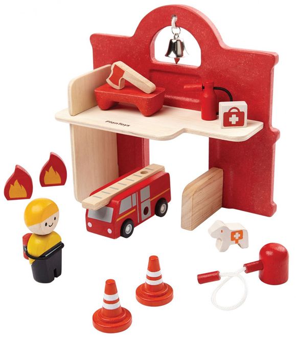 Hovedbilde PlanToys Brannstasjon