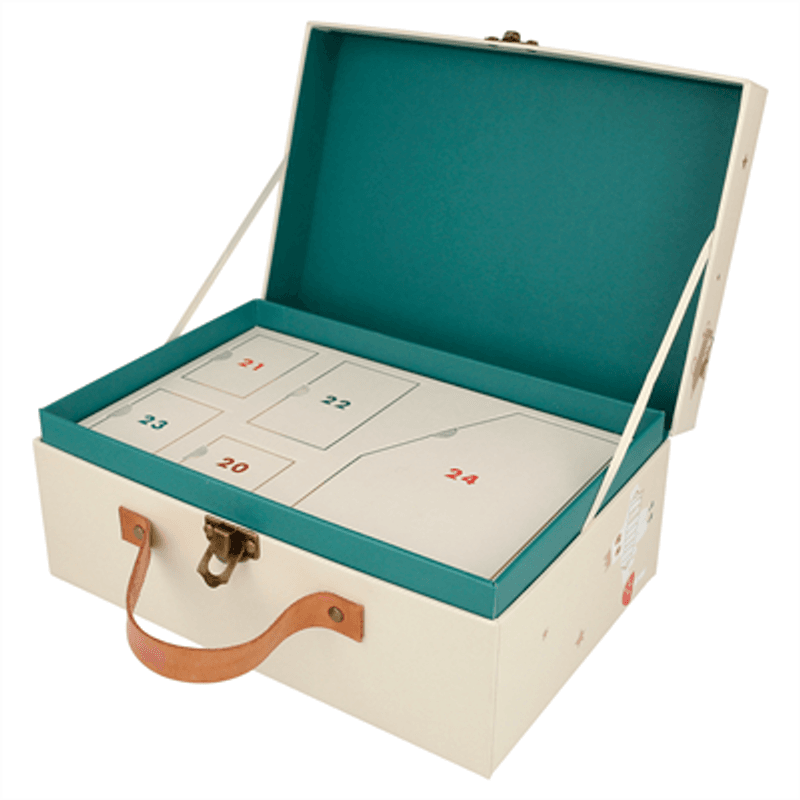 Meri Meri Adventskalender med Dyreparade i tre