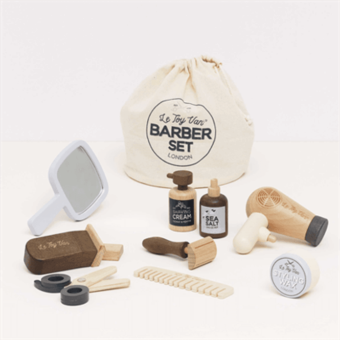 Hovedbilde Le Toy Van Frisør- og Barberlekesett i tre