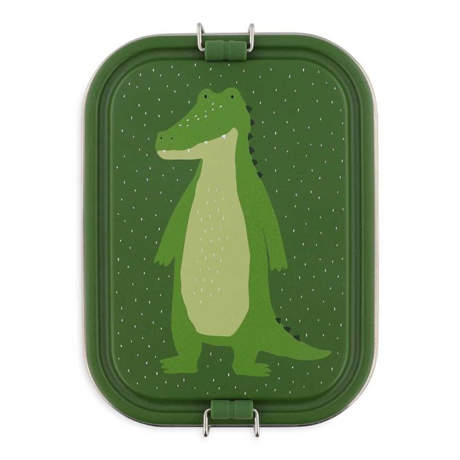 Hovedbilde Trixie Matboks med to rom i rustfritt stål - Mr. Alligator