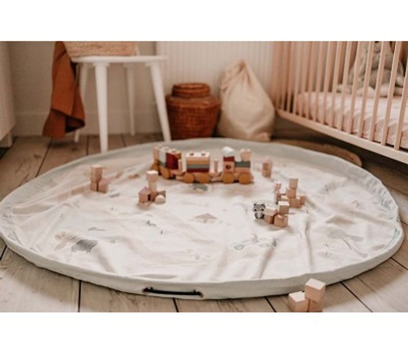 Play & Go Oppbevaringspose og Leketeppe, Jungelmotiv